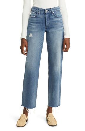 Rag & Bone Dre Raw Hem Low Rise Baggy Boyfriend Jeans in Meyer at Nordstrom, Size 25