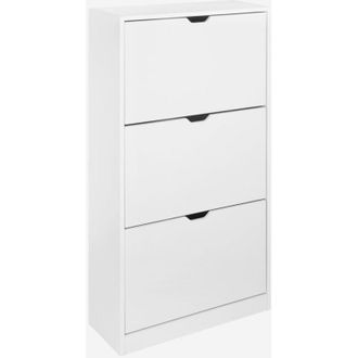 Sweeek Mueble Zapatero Decorativo De Madera Con 3 Cajones