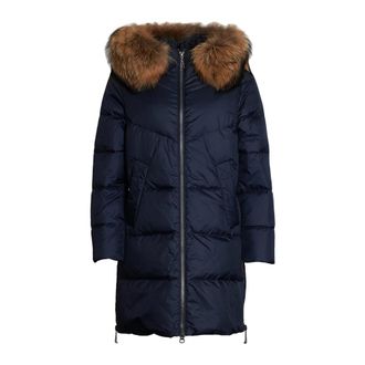 Danwear Down Coats, female, Blue, M, Herla Jakker 4209-700R