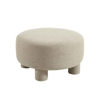 Sweeek Puff de tela para sof&aacute; zenio, beige