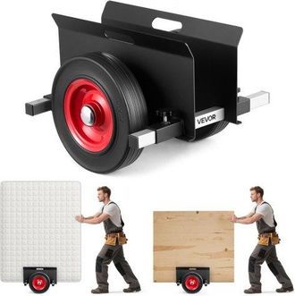 OEM Carro Portaplacas, Carga 453,6 Kg, Con Ruedas De Goma, Rodillo Para Placas, Ayuda Para El Transporte De Placas De Acero, Colchones, Puertas Y Paneles 