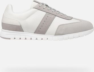 Geox Scarpe Flextride Zero Uomo Bianco/grigio Chiaro