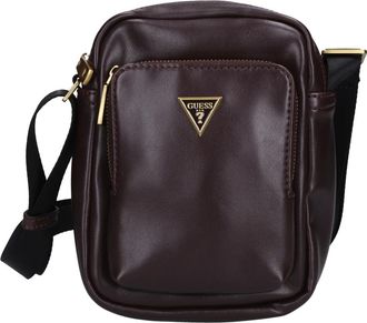 Guess Crossbody Tas van Kunstleer - Heren - Schoudertassen - Bruin - ONE Size - Leer - Tassen