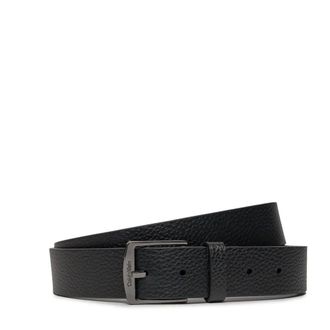 Calvin Klein Belts, male, Black, ONE SIZE, Leather Belt