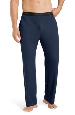 Tommy John Waffle Knit Lounge Pants in Dress Blues at Nordstrom, Size Small