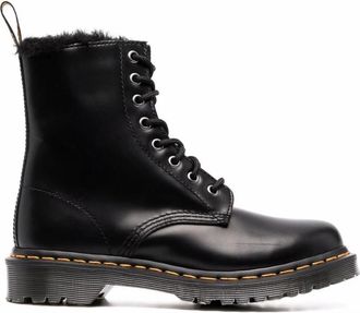 Dr. Martens 1460 Serena Veterlaarzen - Dames - Winterlaarzen - Zwart - 36 EU - Leer - Schoenen