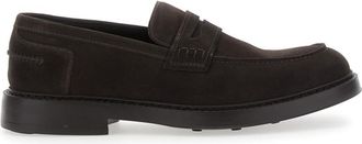 Doucal's Brown Suede Loafers