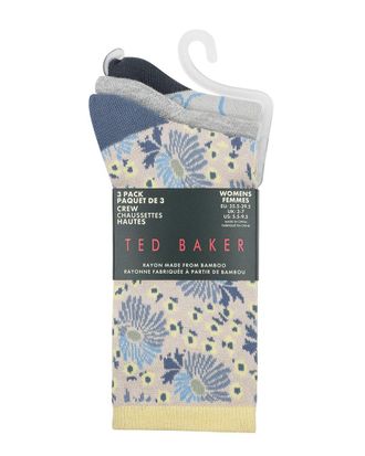 Ted Baker Set Of 3 Crew Sock