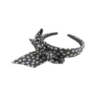 Chanel Pre-owned Accessories, female, Black, Size: ONE SIZE Pre-owned Alice band