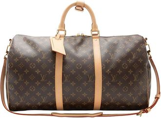 Louis Vuitton Monogram Keepall Bandouliere 50 Duffle (Authentic Pre-Loved)