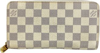 Louis Vuitton White Long Wallet (Bi-Fold) (Pre-Owned)