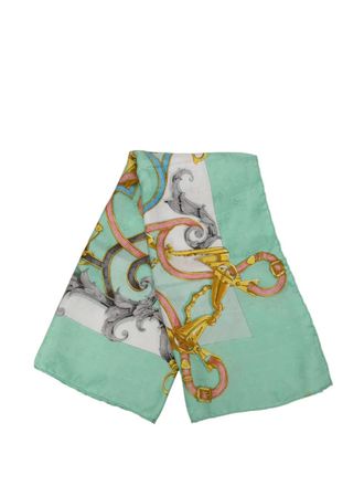 Hermès 20th Century L Instruction du Roy Silk Scarf 90 scarves - women - Silk - One Size - Green