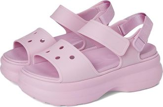 Crocs Soho Y Strap Sandals Womens Dress Sandals Hydrangea : 10 M, Synthetic