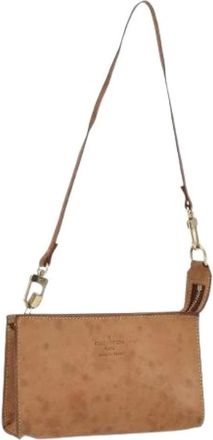 Louis Vuitton Pre-owned Mini Bags, female, Beige, Size: ONE SIZE Pre-owned Leather Mini Bag