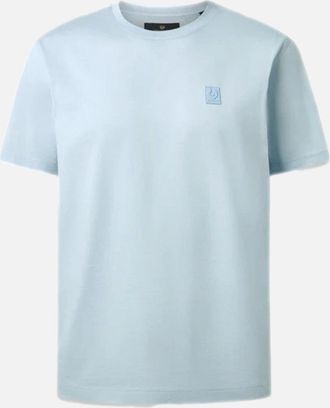 Belstaff Mens Belstaff Steel T-Shirt Sky Blue - Size: 40