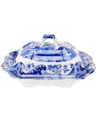Spode Blue Italian Vegetable Dish & Cover