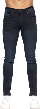 Duck and Cover Heren Maylead Slim Jeans (Blauw Zwart)