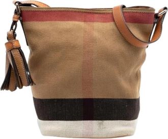 Burberry Pre-owned Ashby Schoudertas - Dames - Vintage Tas - Veelkleurig - ONE Size - Leer - Vintage