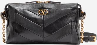 Valentino Garavani Black Panthea Small Shoulder Bag
