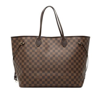 Louis Vuitton Damier Brown Pvc Leather Handbag Tote Bag (Pre-Owned)