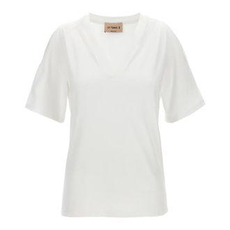 Le Twins LE Twins, Dames, Tops, Wit, Maat: XS Katoen