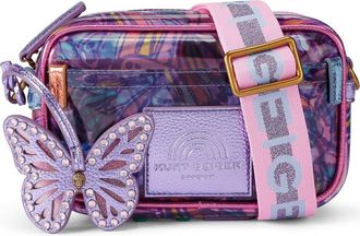 Kurt Geiger Small Southbank Vinyl Clear Camera Crossbody Bag in Light/Pastel Purple at Nordstrom