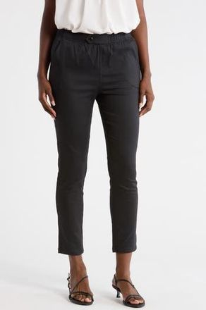 Patrizia Luca Side Button Capri Pants in Black at Nordstrom Rack, Size X-Large