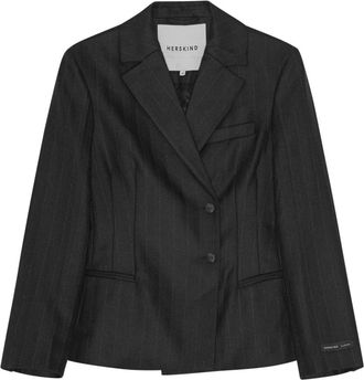 Birgitte Herskind Sailor Blazer - Dames - Blazers - Zwart - XS - Wol - Jassen