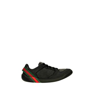 Gucci Screener Sneaker - Dames - Schoenen - Zwart - Maat: 39 EU Leer