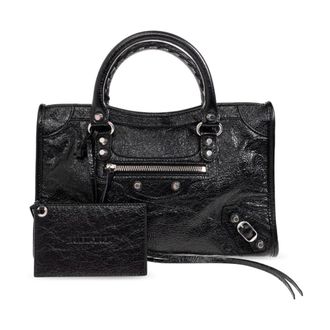 Balenciaga Tassen, Dames, Zwart, ONE Size, Katoen, Le City Small Bag