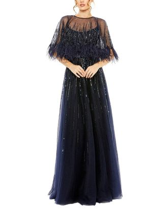 Mac Duggal Embellished A-Line Dress