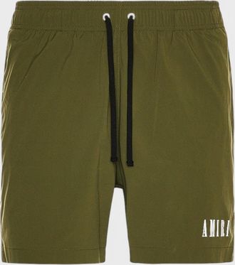Amiri Mens Core Logo Swimtrunk - Green - Size X-Large