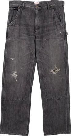 Bows & Arrows Jeans con effetto vissuto - Nero