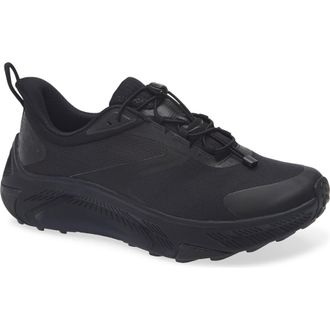 Hoka One One Transport 2 Water Repellent Hiking Sneaker in Black /Black at Nordstrom, Size 11.5