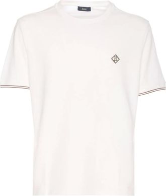 Herno logo-embroidered T-shirt - White