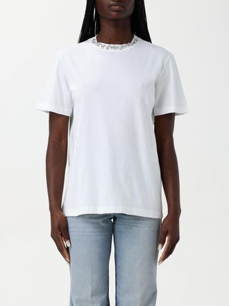 Golden Goose T-shirt in cotone con girocollo gioiello Golden Goose