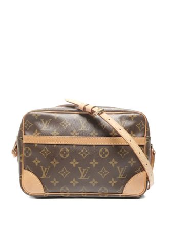 Louis Vuitton 2003 27 Trocadero Monogram cross body bag - Bruin