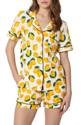 Bedhead Pajamas Print Stretch Jersey Short Pajamas in Main Squeeze at Nordstrom, Size X-Small