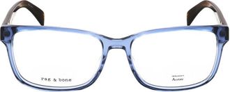 Rag & Bone Mens Blue Square Eyeglass Frames RNB7059/G-1