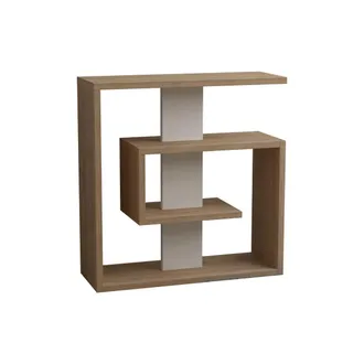 Calicosy Mesa Auxiliar De 4 Estantes Blancas H57 Cm - Saly
