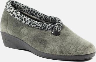 Lunar Womens Paloma Womens Slippers - Grey - Size: 5