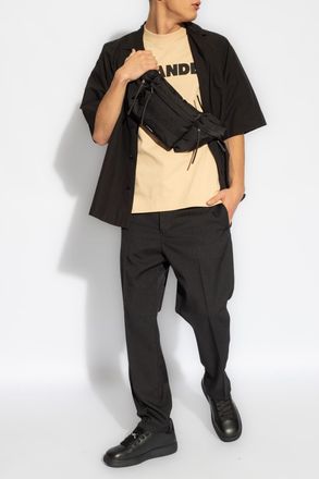 Jil Sander Pleat-front Trousers, Mens, Black