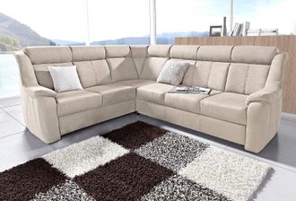 Sit&more Ecksofa »Basel L-Form« wahlweise mit Relaxfunktion