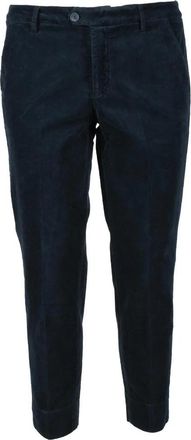 Bonheur Cotton Stretch Trousers With Slim Fit And Versatile Design