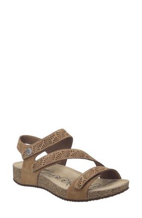 Josef Seibel Tonga 78 Ankle Strap Platform Wedge Sandal in Nuss at Nordstrom, Size 10-10.5Us