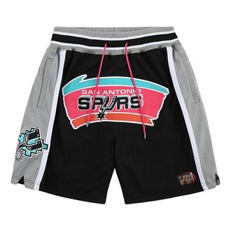 Mitchell & Ness x Just Don 90S San Antonio Spurs (1998-99) Retro Shorts Black SHORDL20018-SASBKGY98