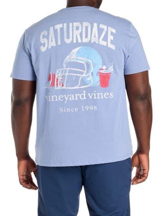 Vineyard Vines Big & Tall Saturdaze Graphic Tee in Summer Evening at Nordstrom, Size 2X Big