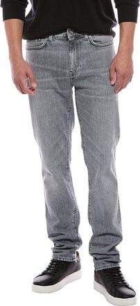 Blk Dnm Faded Gray Slim Cut Jean