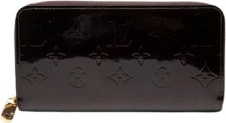 Louis Vuitton Pre-owned Long Wallet - Dames - Vintage Accessoires - Paars - ONE Size - Leer - Vintage