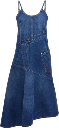 J.W.Anderson Navy Blue Twisted Strappy Dress